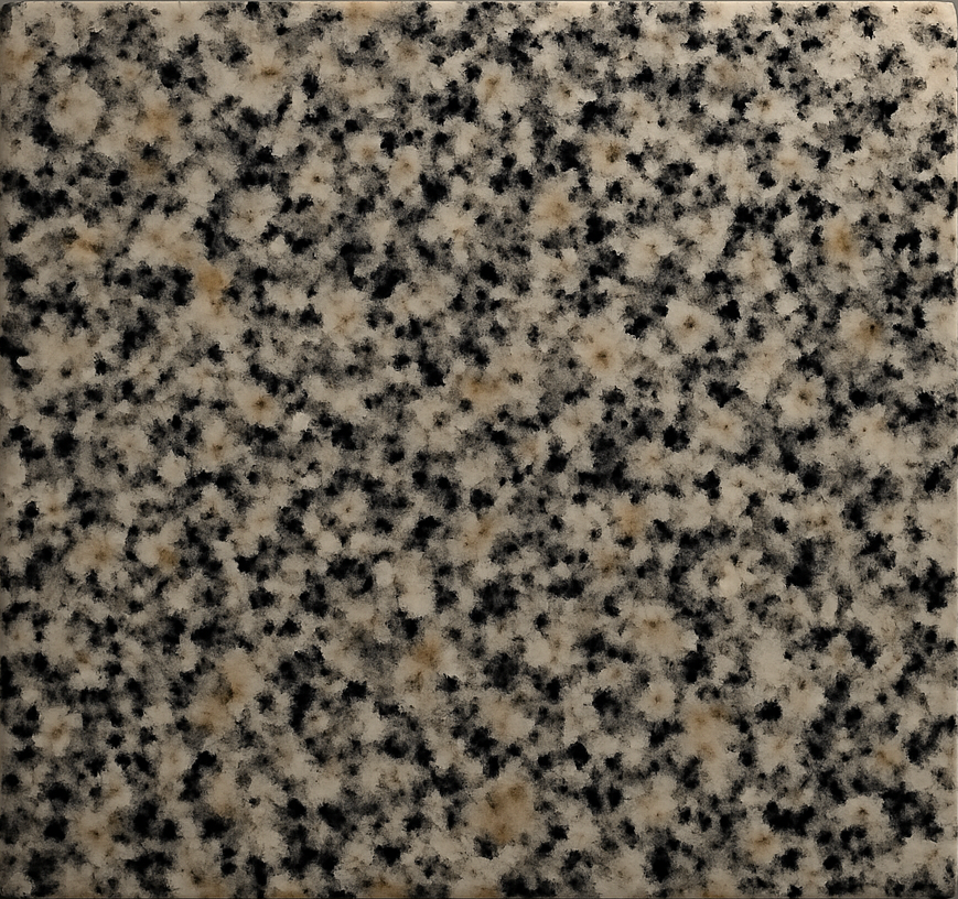 Granite kitchen with L-shape counter and island