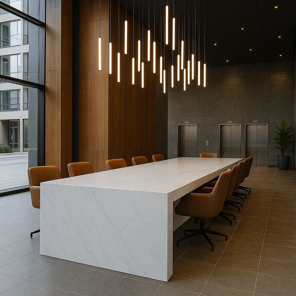 High-traffic surface example