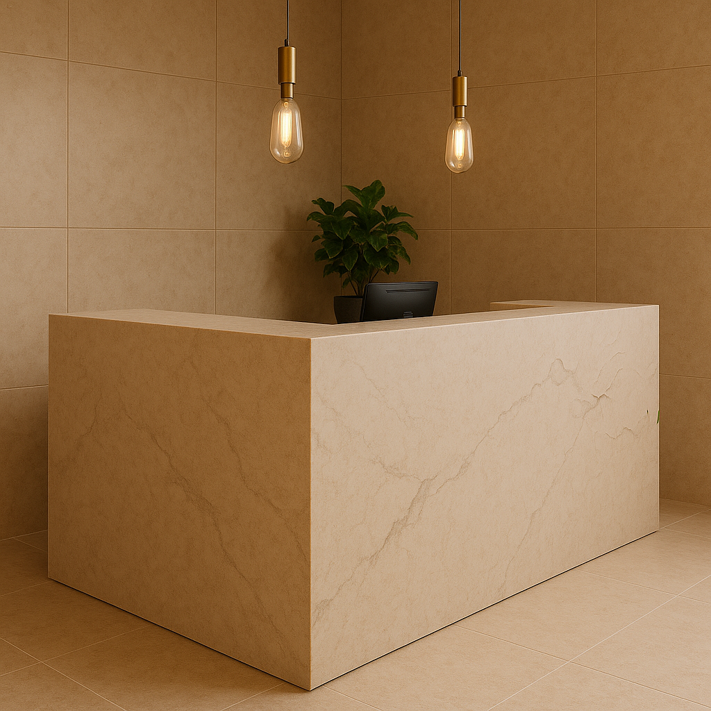 Quartz reception desk